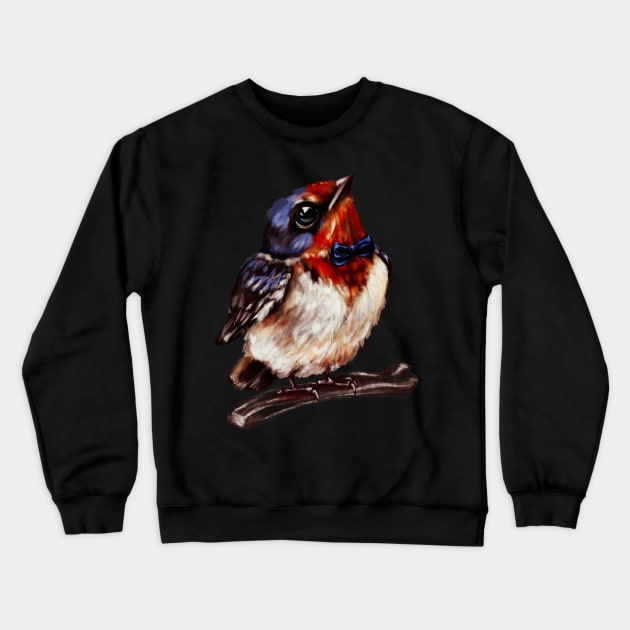 baby bird Crewneck Sweatshirt by EEVLADA